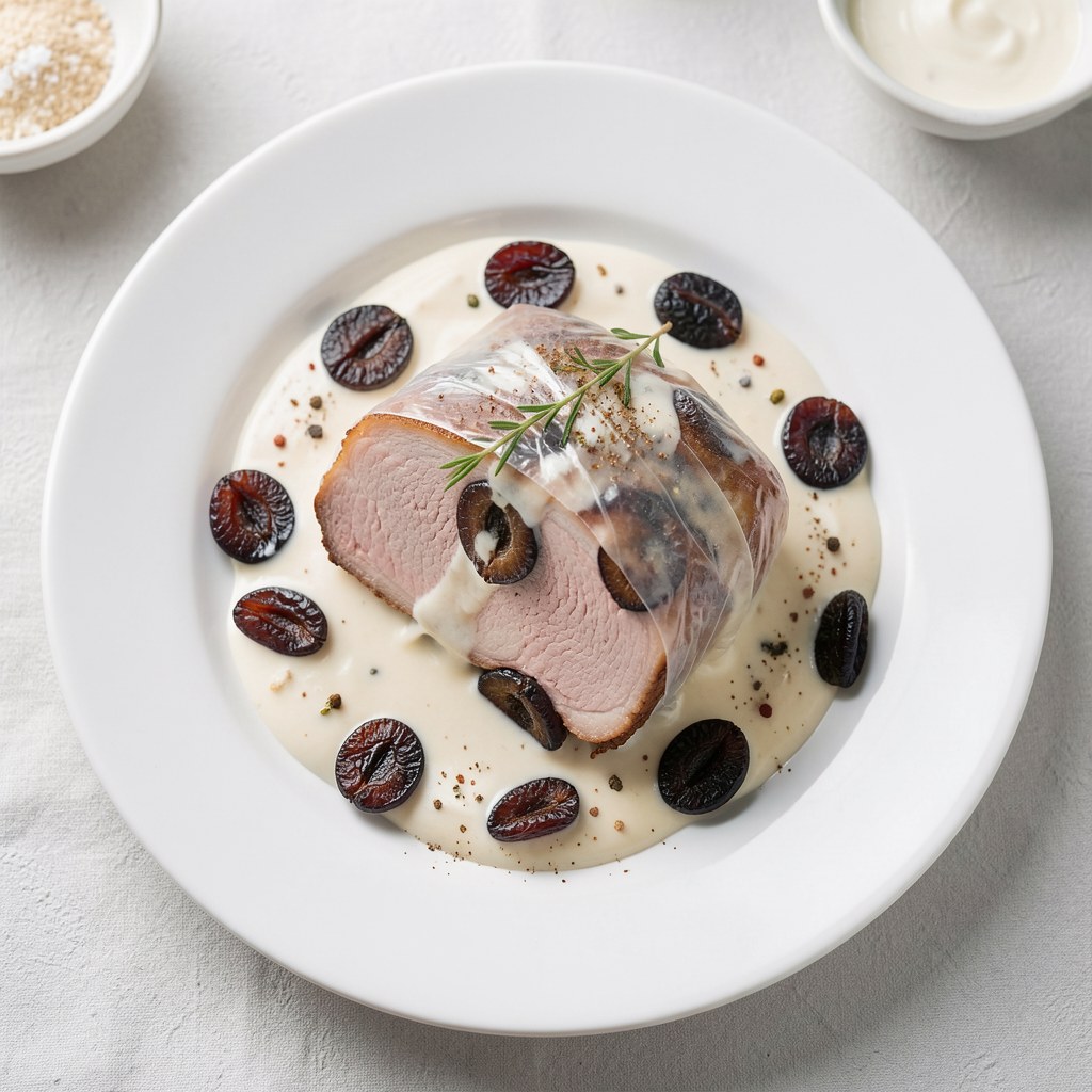 Schab z nadzieniem ze śliwek