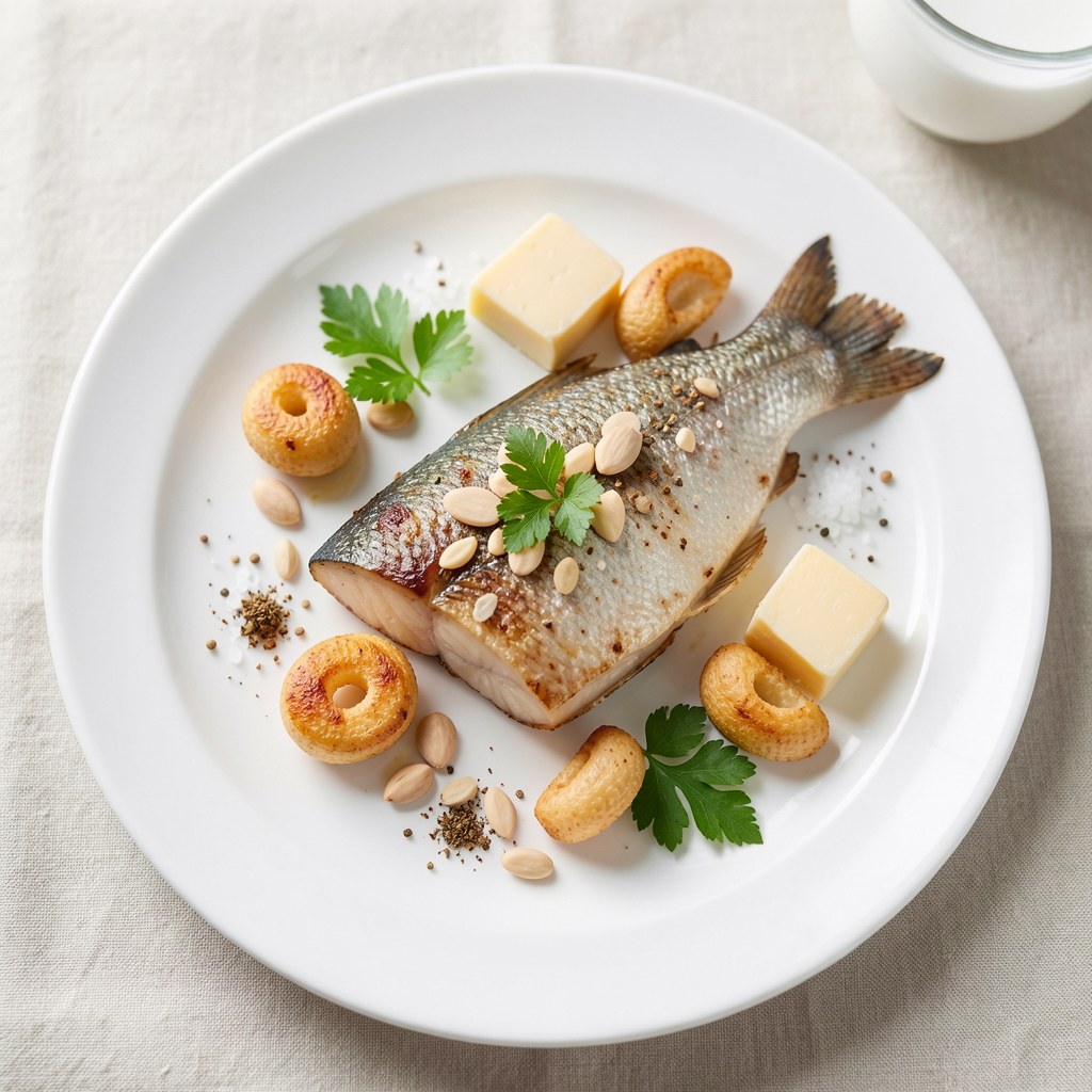 Pstrąg w migdałach