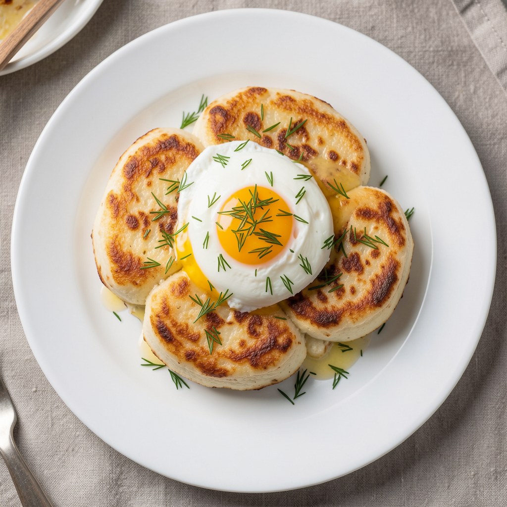 ser twarogowy smażony z kminkiem