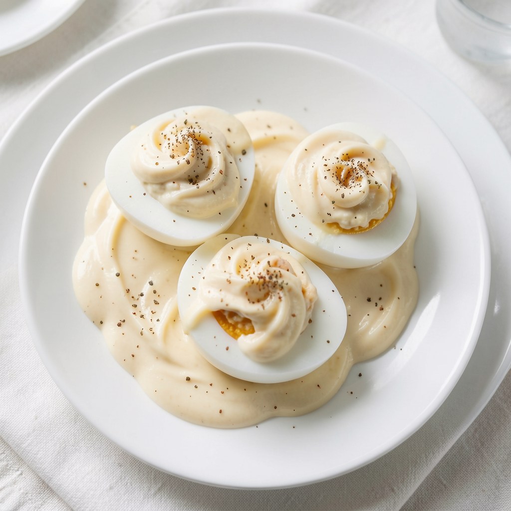 Jaja z farszem majonezowo-musztardowym