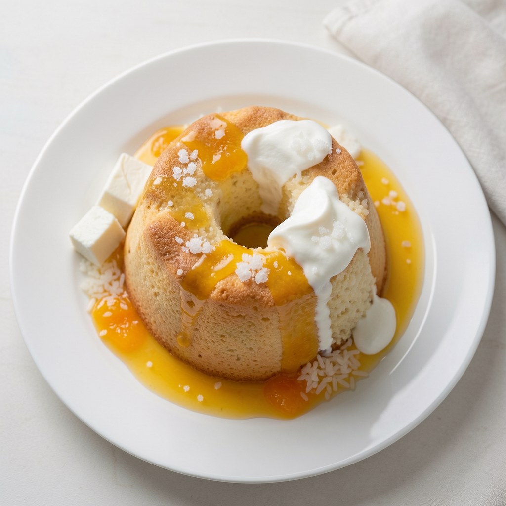 babka z ryżu i twarogu