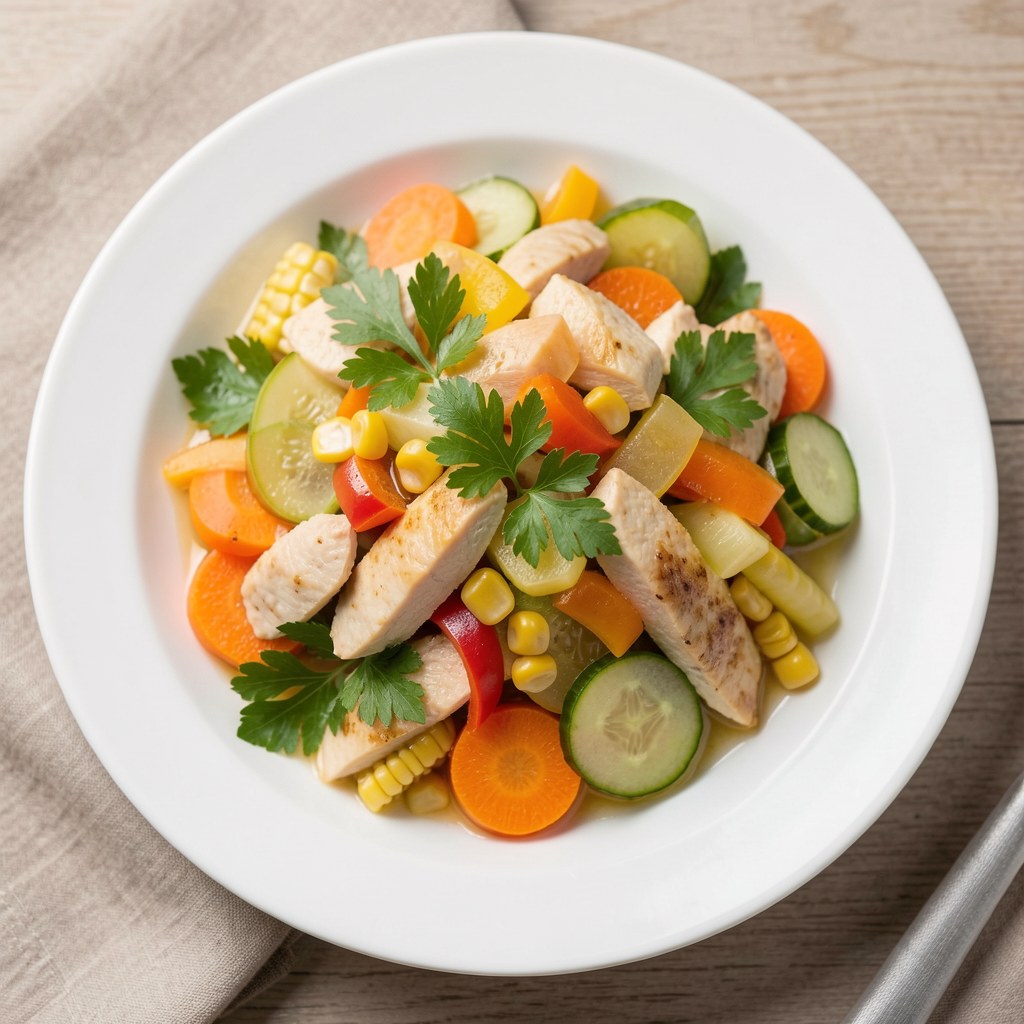 Sałatka jarzynowa w galarecie