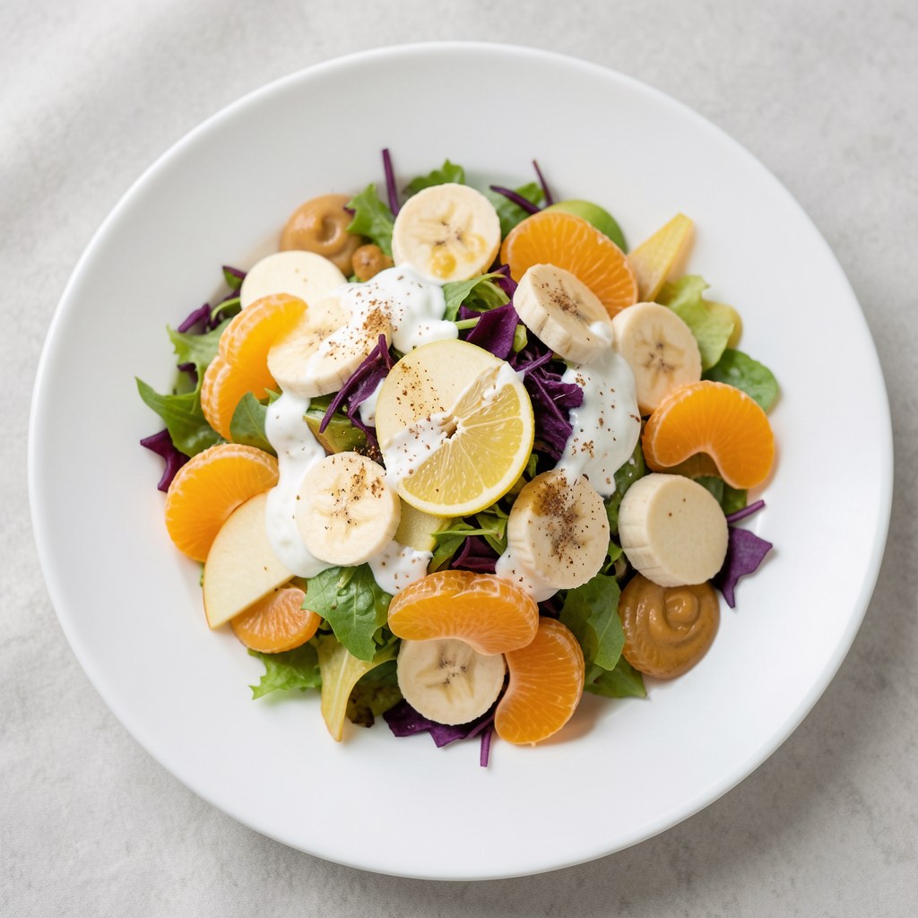 Sałatka owocowa z cykorią