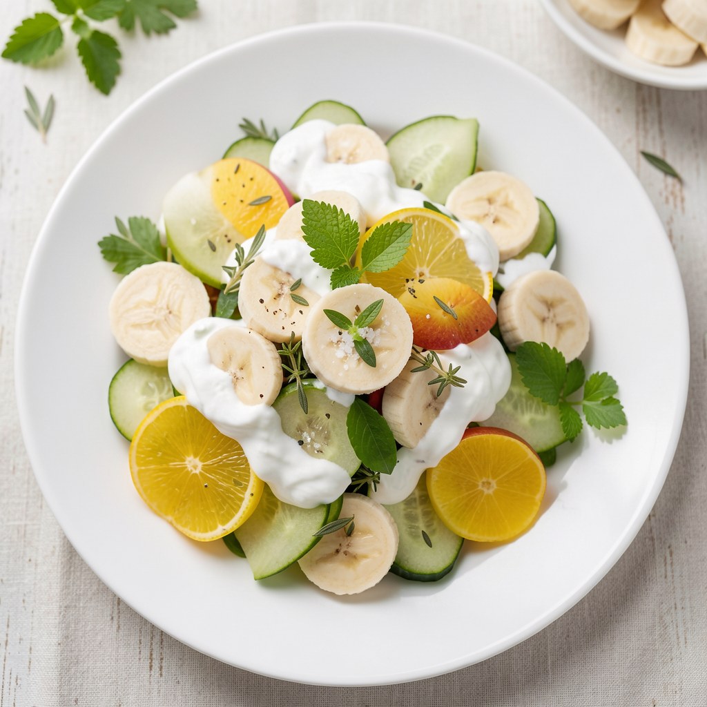 Sałatka z selera i banana