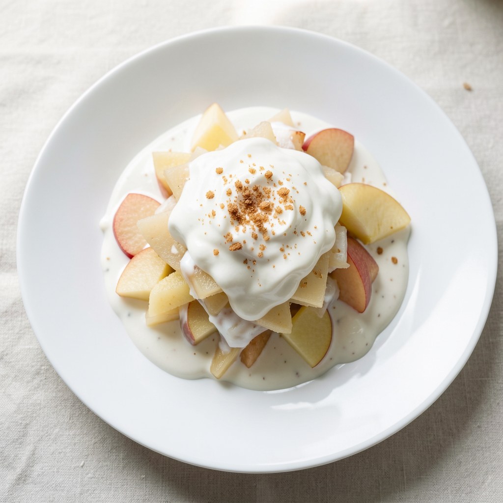 Surówka z porów ze śmietaną