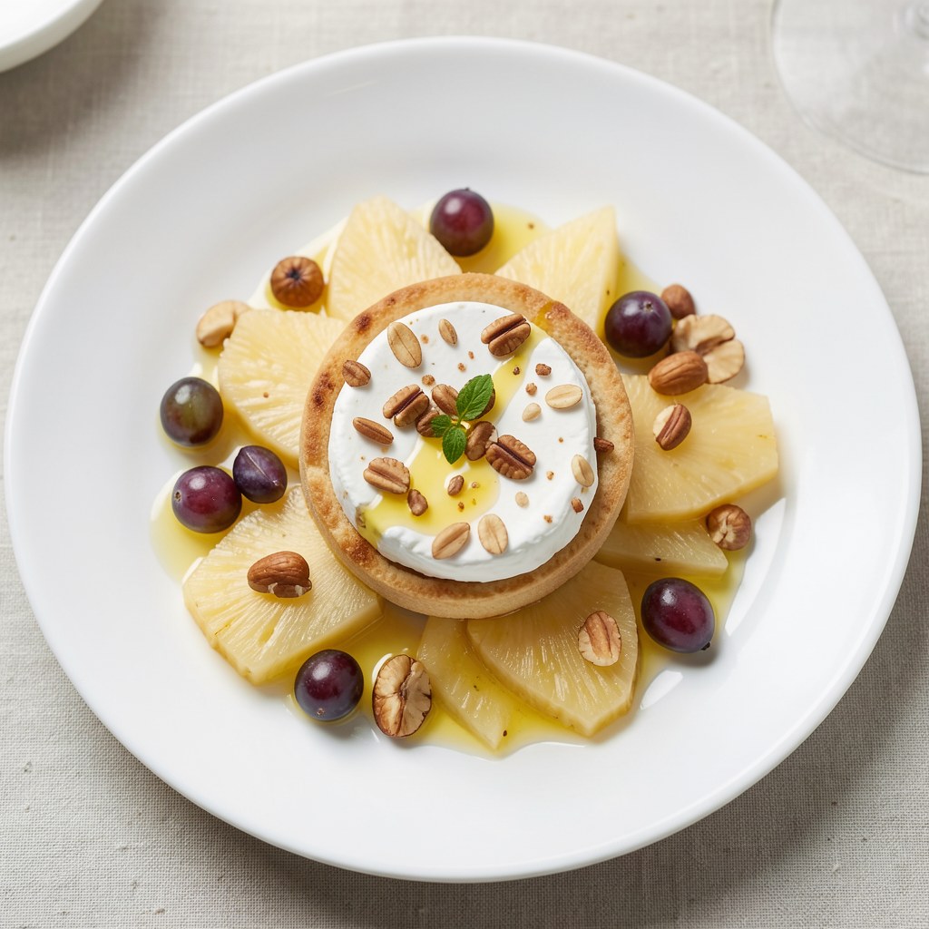 Camembert z ananasem