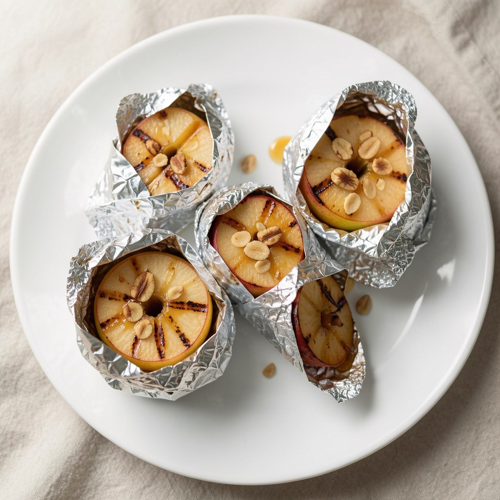 Jabłka zapiekane na grillu