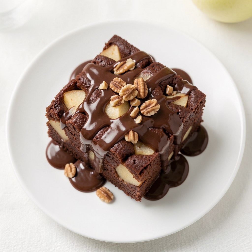 Placek z jabłkami w kostkę