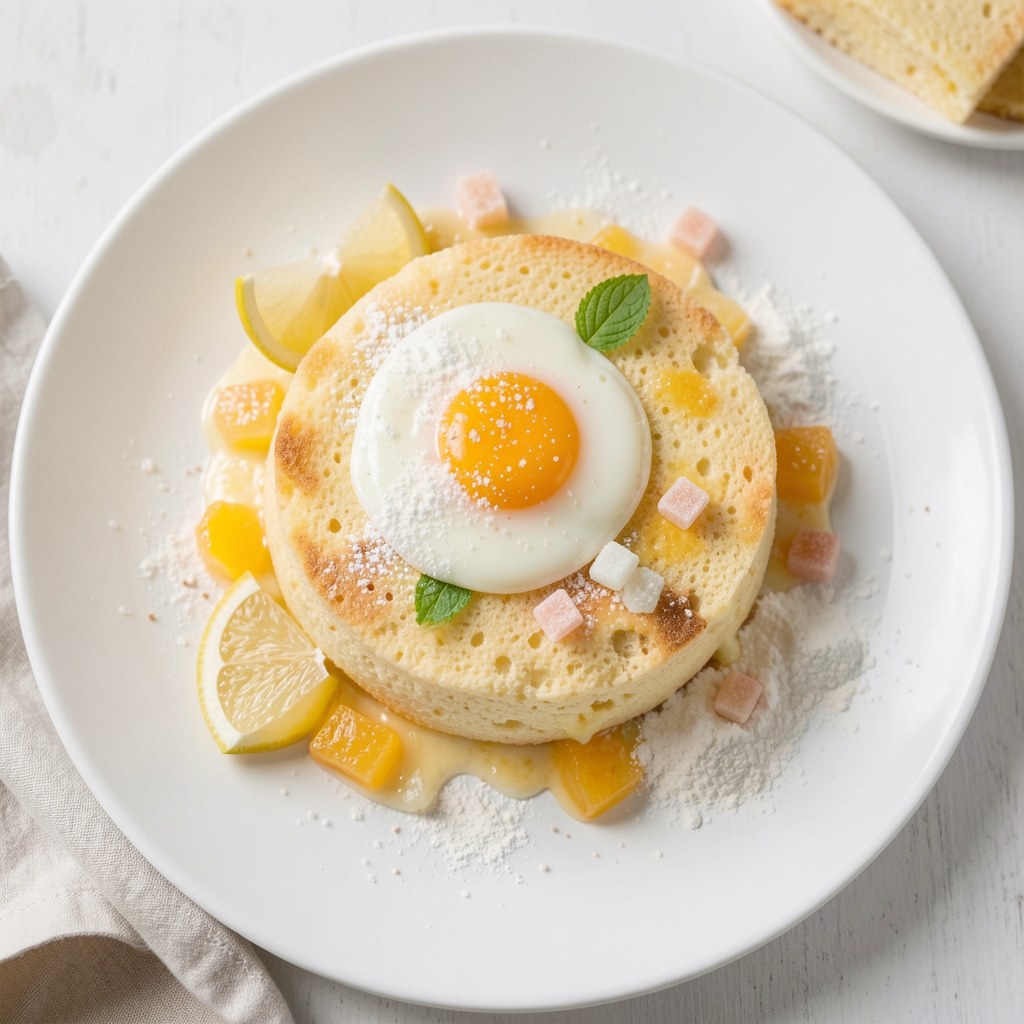 Placek z kisielu lub budyniu