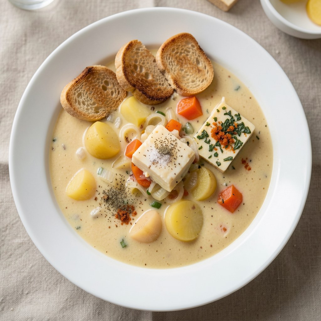 Cebulowo-Serowa zupa krem