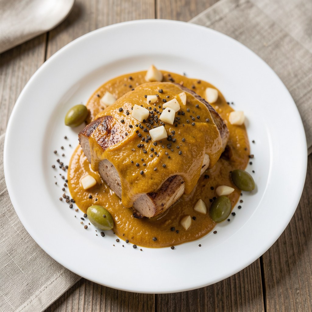 Karczek w musztardzie meksykańskiej