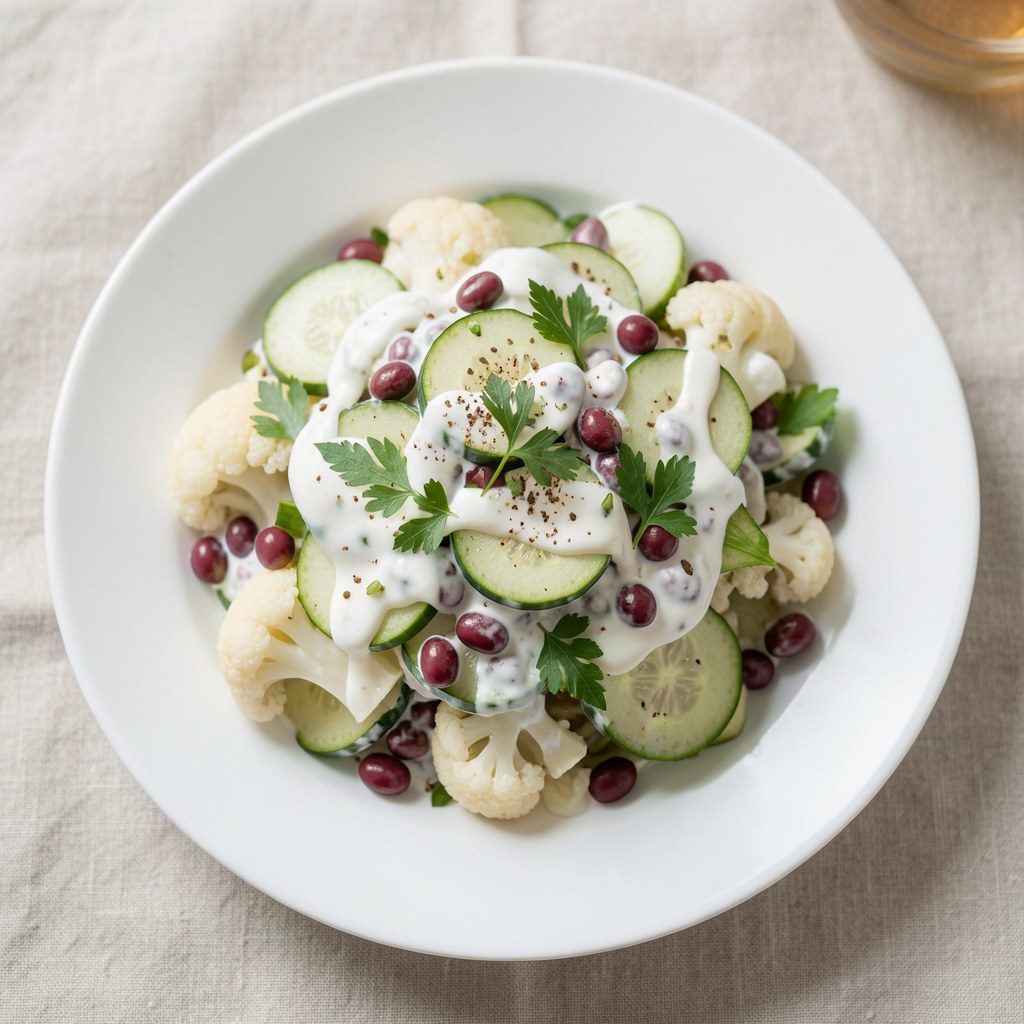 Sałatka kalafiorowo-ogórkowa