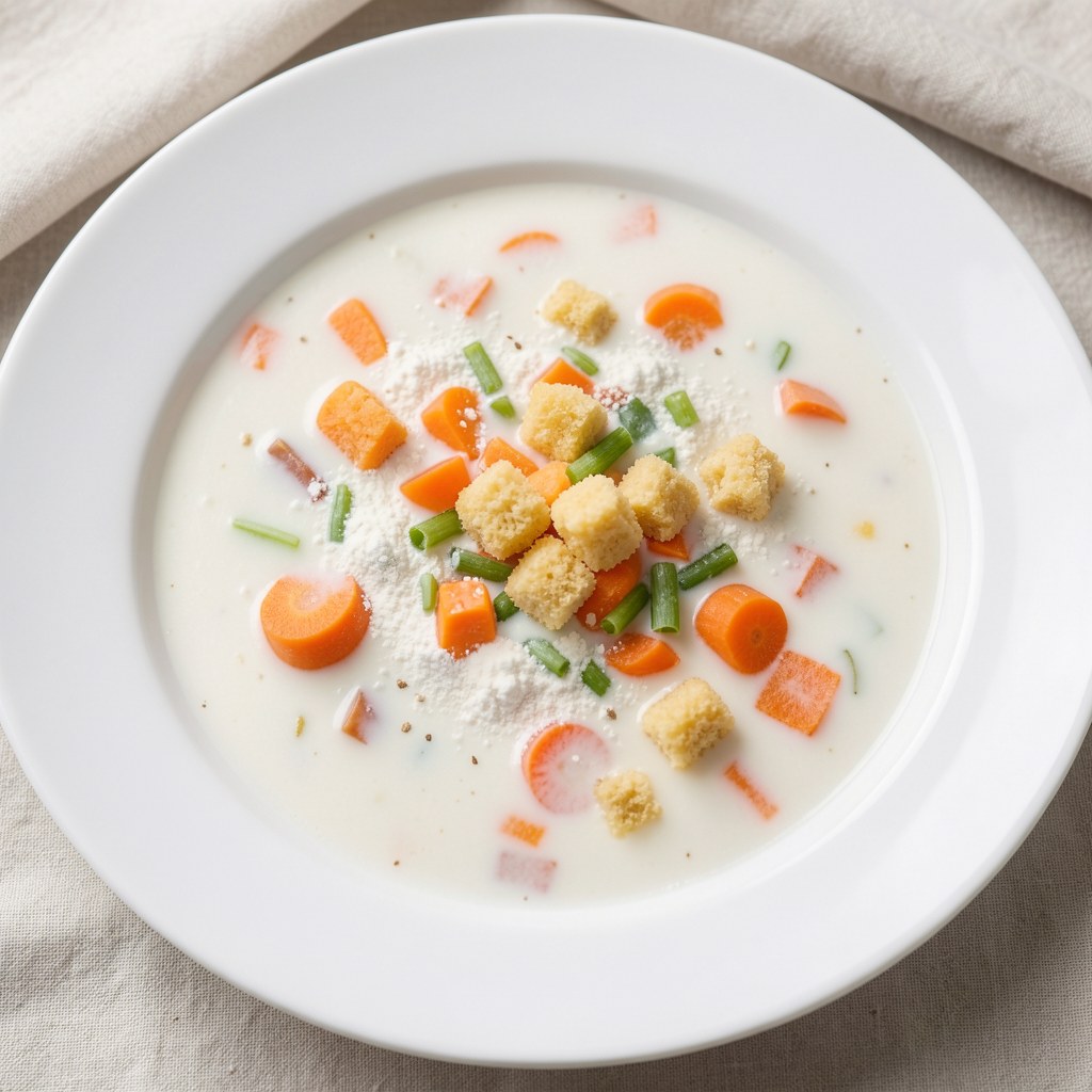 zupa mleczna z marchwią