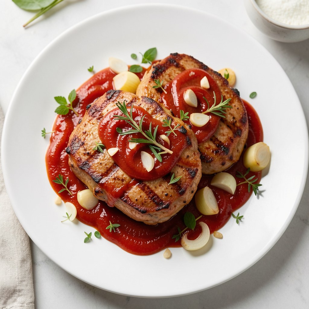 Karkówka wieprzowa w marynacie z ketchupu