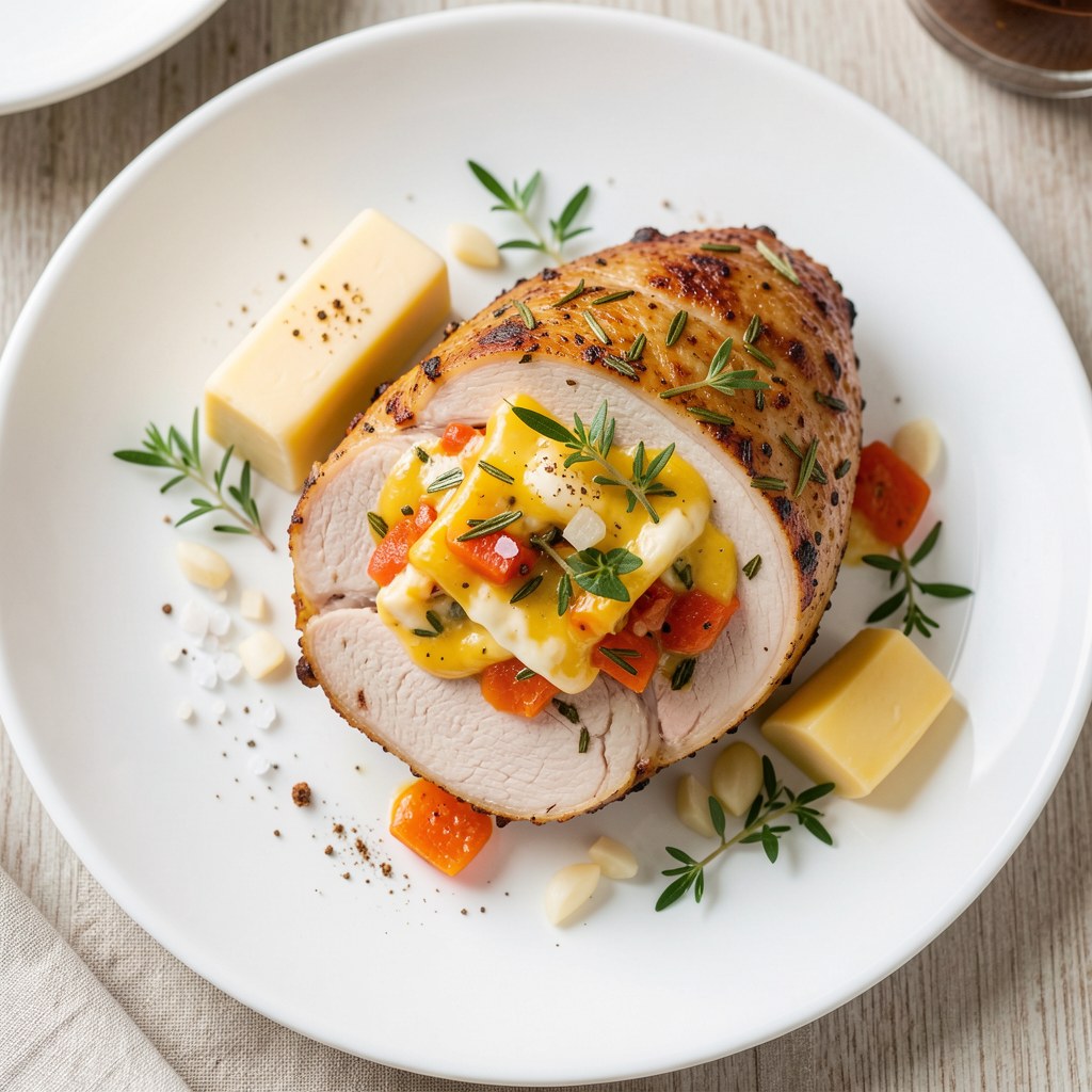 faszerowana pierś z kurczaka