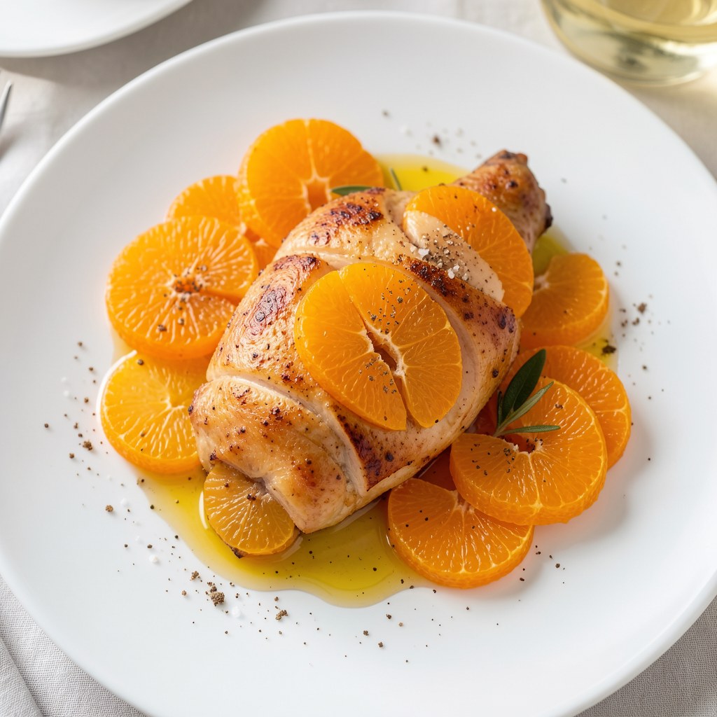pierś kurczaka z pomarańczami
