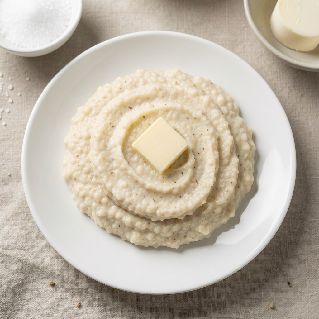 kasza manna z masłem