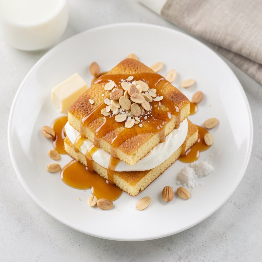 Mokre ciasto jogurtowe z kremem waniliowym