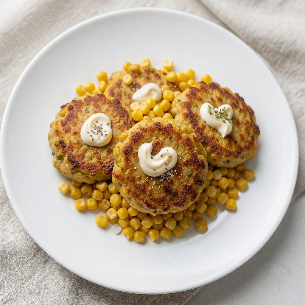 Kotleciki z kurczaka z kukurydzą