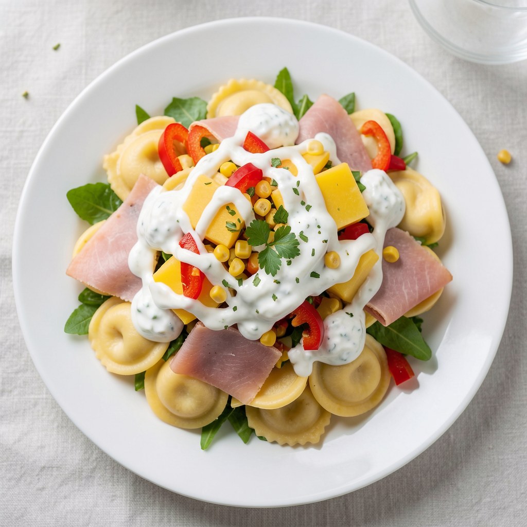 Sałatka z ravioli
