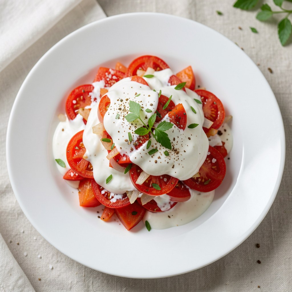 surówka z pomidorów