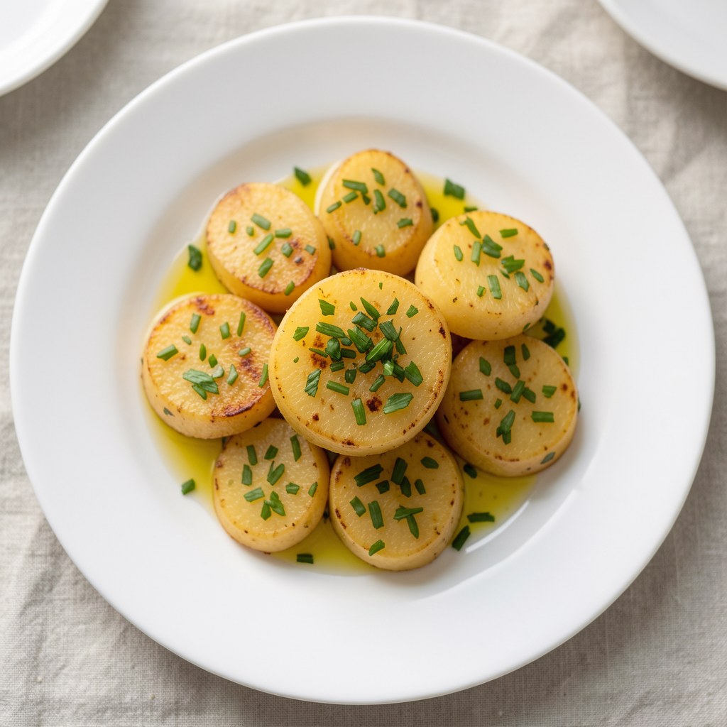 Pieczone ziemniaczki na koperkowo