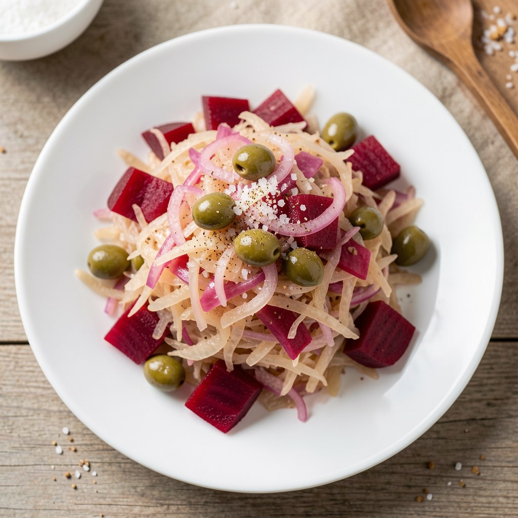 Surówka z kwaszonej kapusty