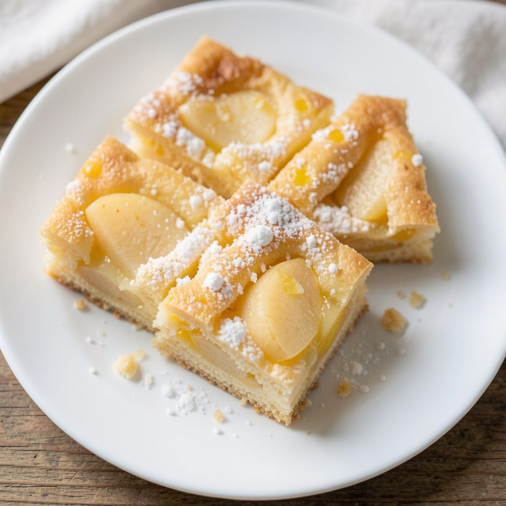 Jabłka smażone w cieście biszkoptowym