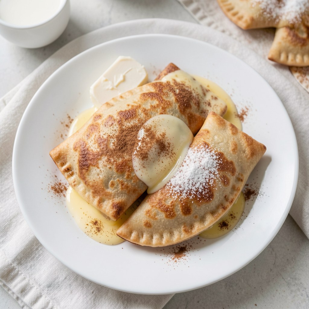 Grzanki z bułki lub pieroga