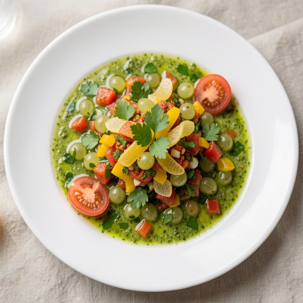 Zielony sos krzyżówka