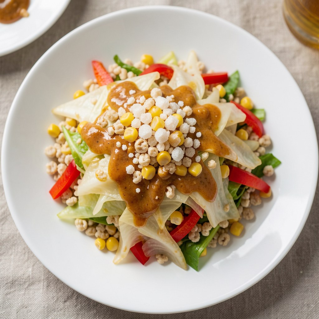 Sałatka z kaszy pęczak