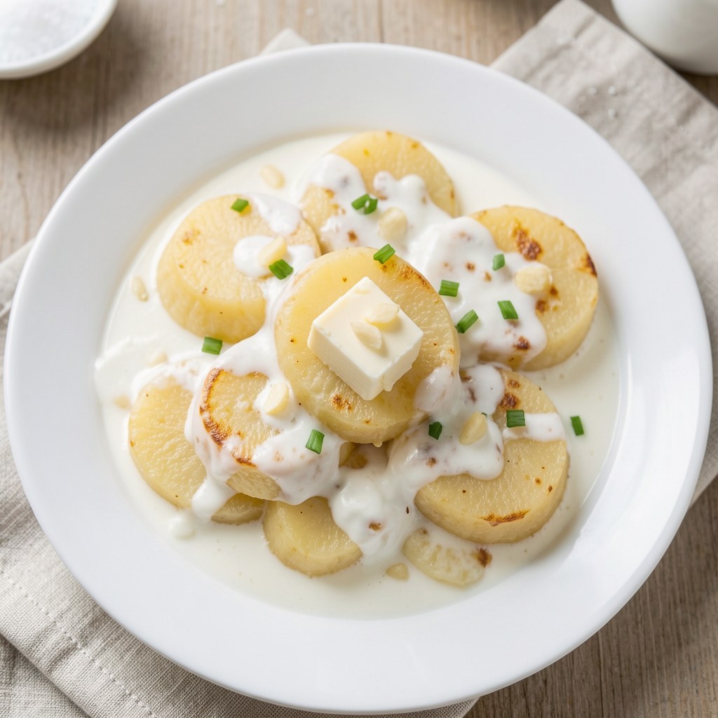 Ziemniaki zapiekane w mleku