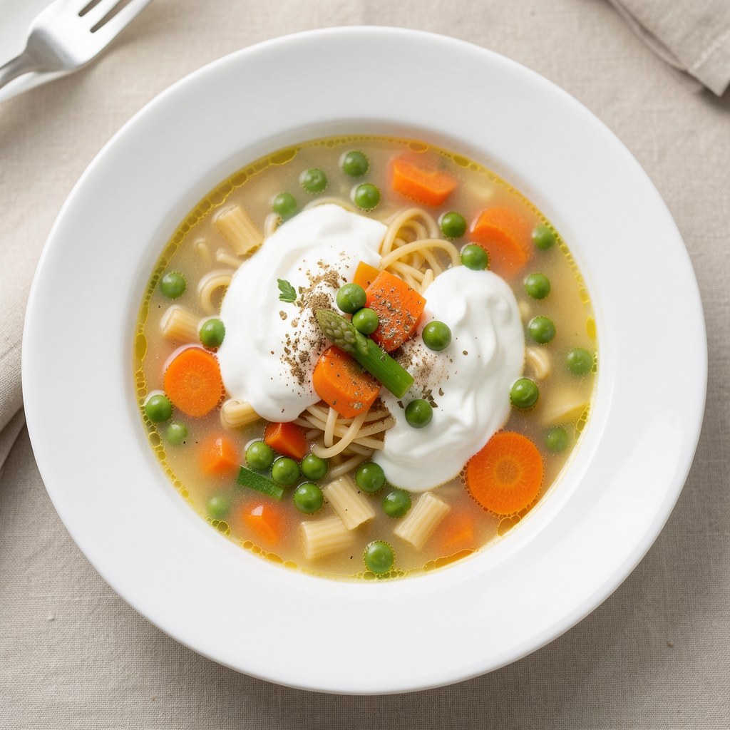 Zupa koperkowa ze śmietaną