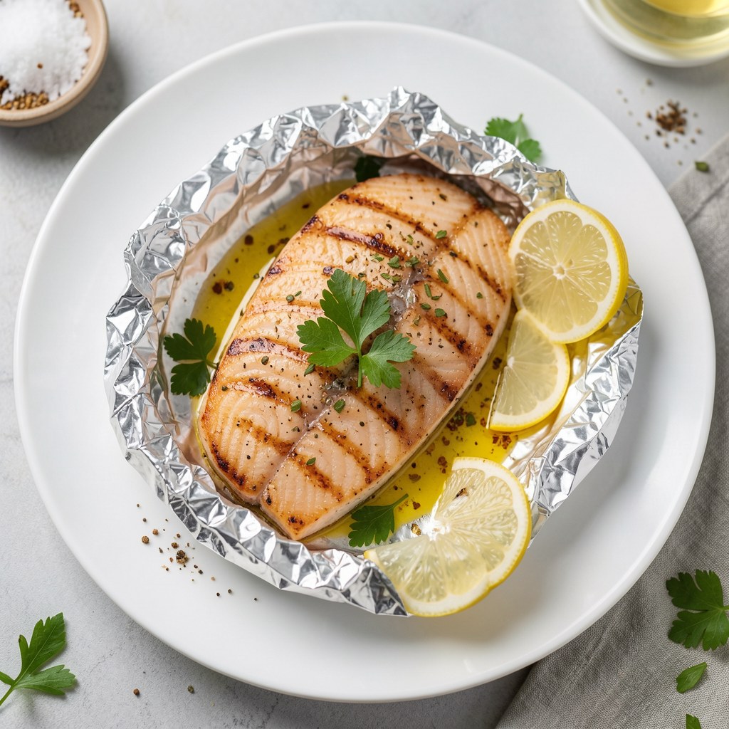 Steki z łososia na grill.