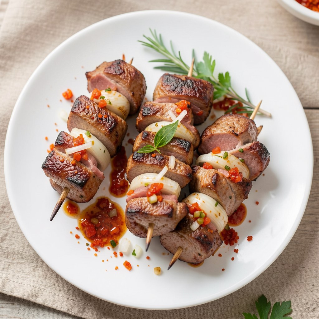 Szaszłyki wieprzowe