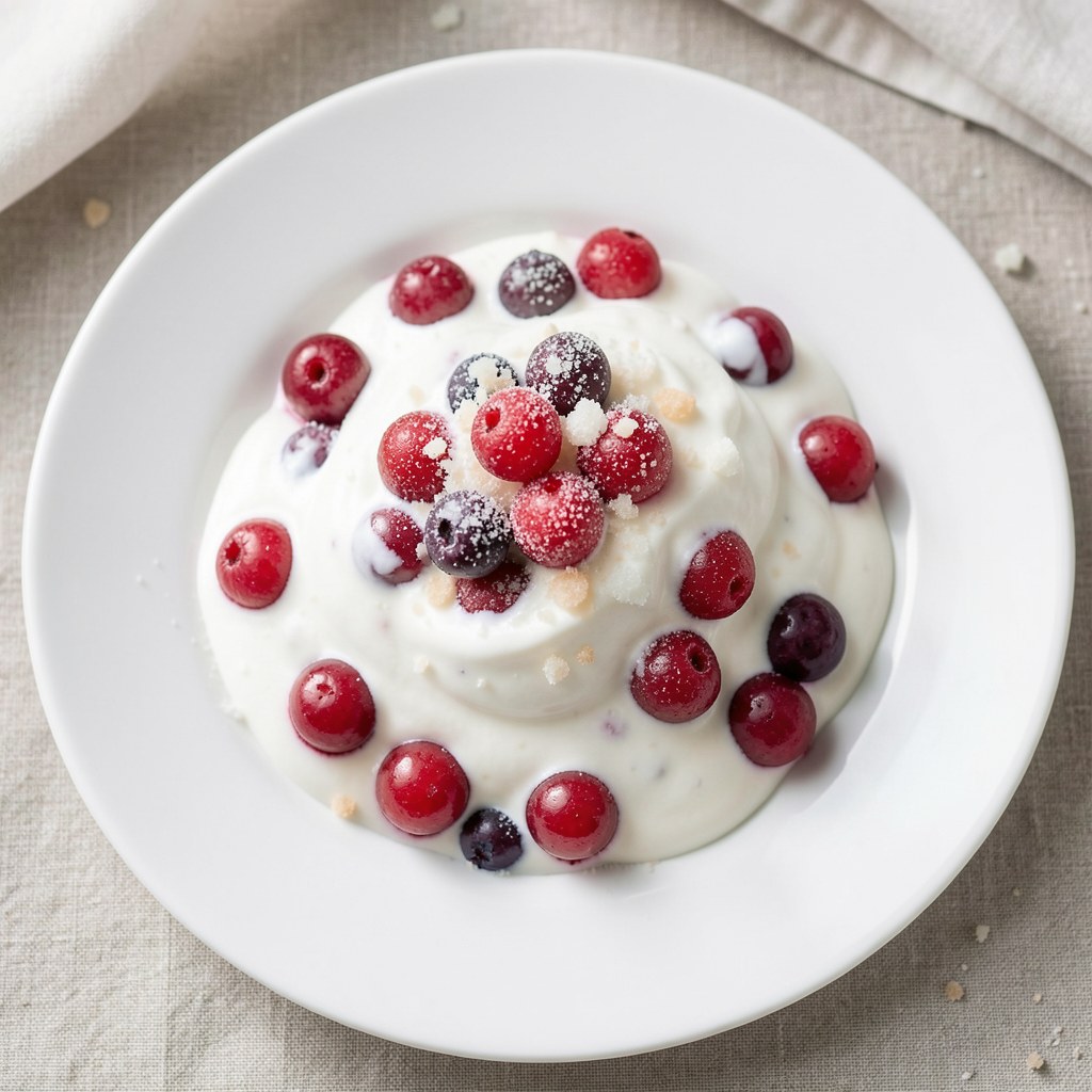 Jagody ze śmietaną