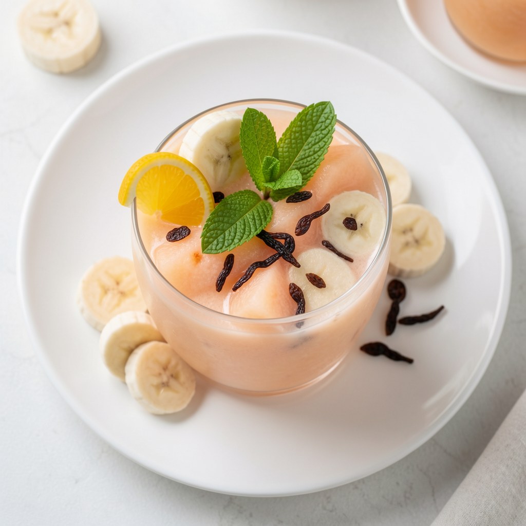 Koktajl melonowo- morelowy