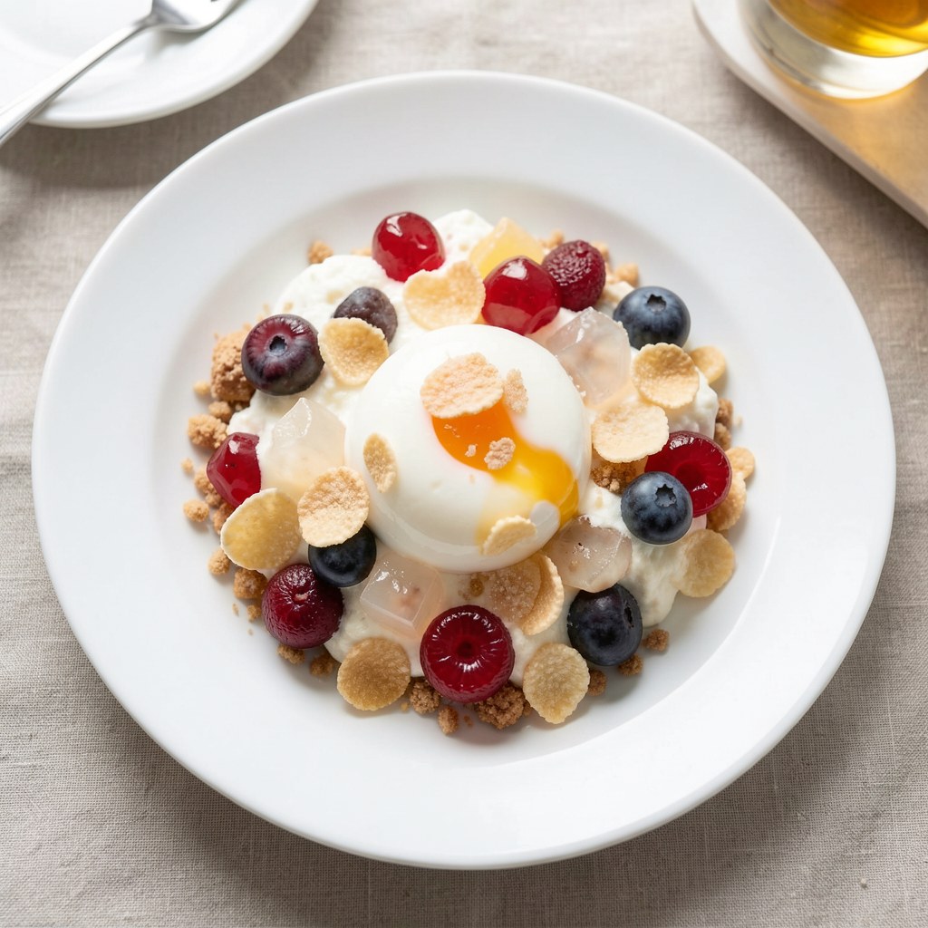 Bezy z musem poziomkowym