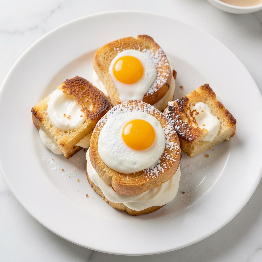 Ciastka francuskie z twarogiem