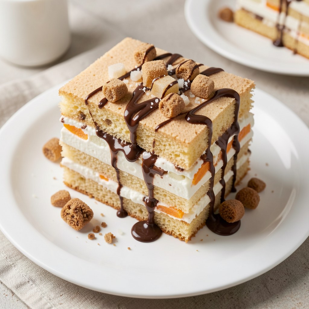 Ciasto z masą marchewkową