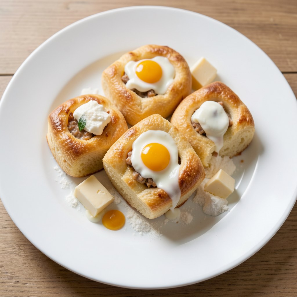 paszteciki w ciescie serowym