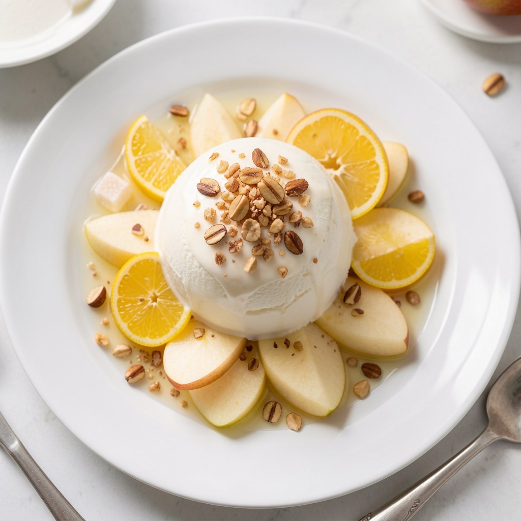 Mróżony krem twarogowy