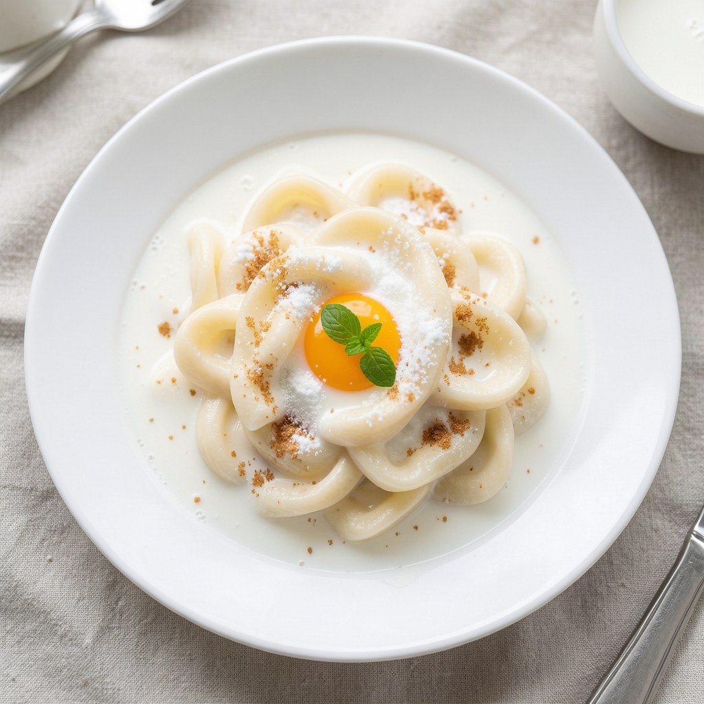 Lane kluski na mleku