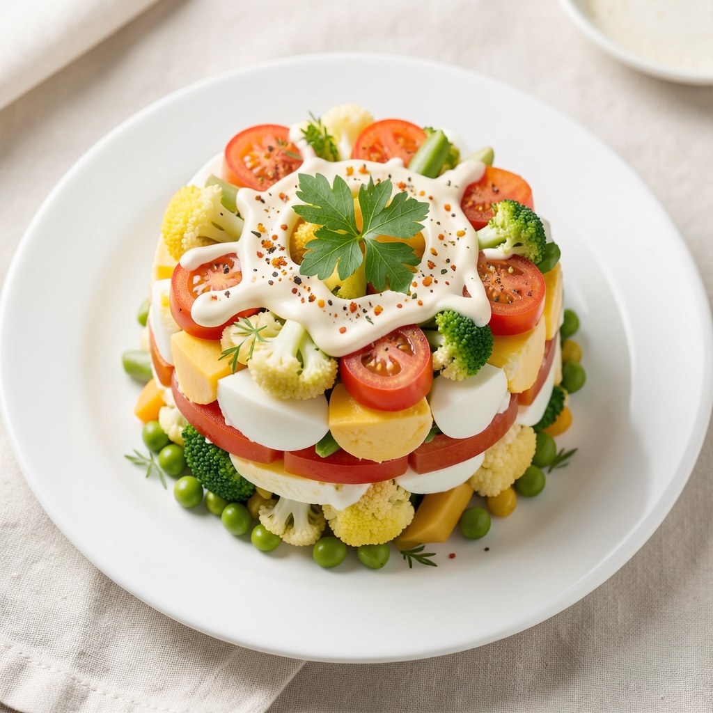 Sałatka z brokułem.