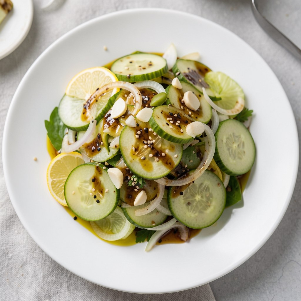 Sałatka z kwaszonych ogórków