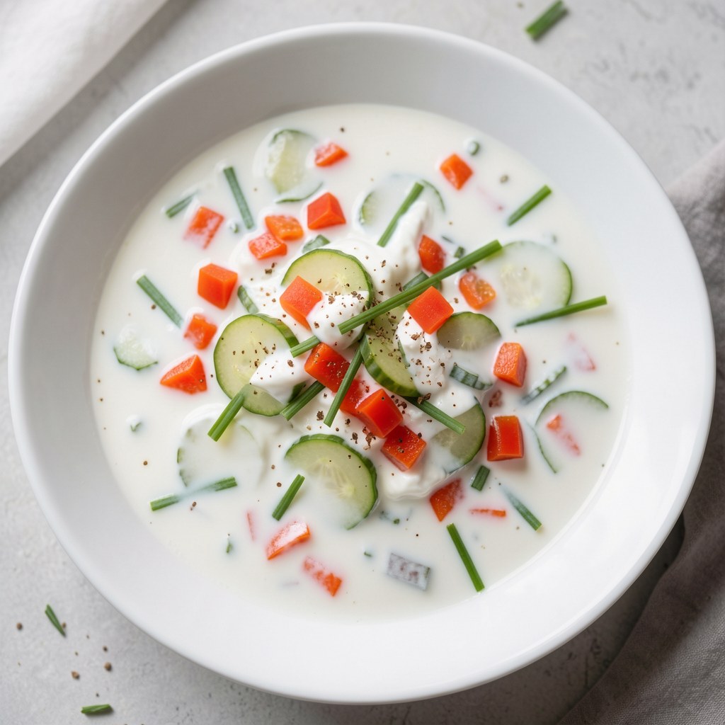 Chłodnik z rzodkiewek