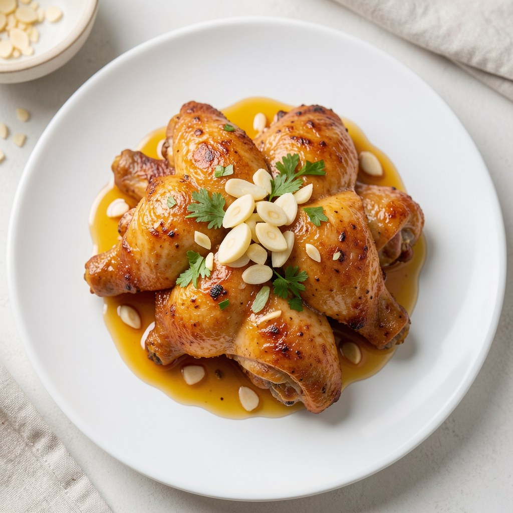 skrzydełka z kurczaka z miodem.