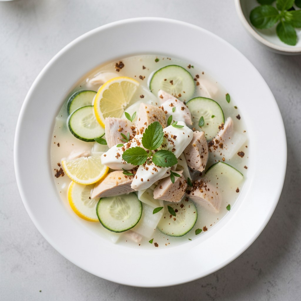 Chłodnik z kurczakiem