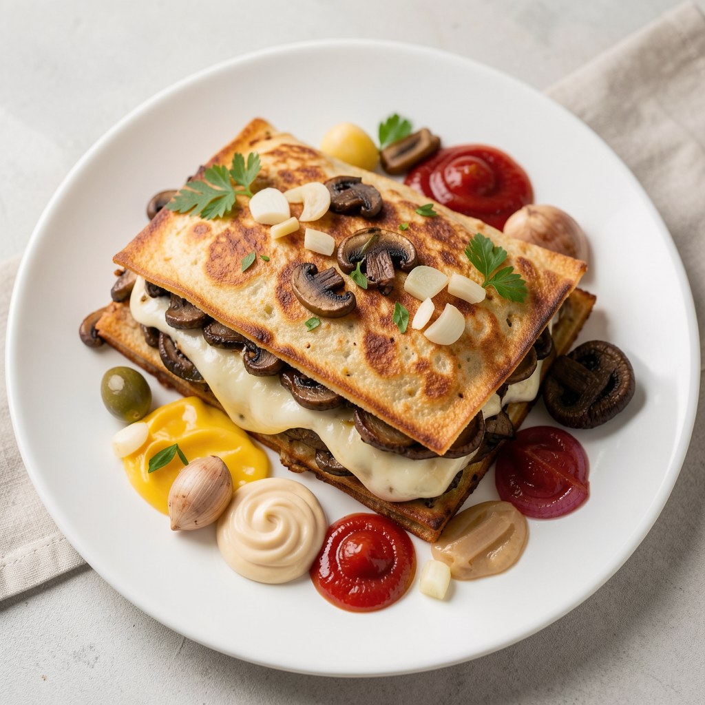 Zapiekanka z karczkiem.