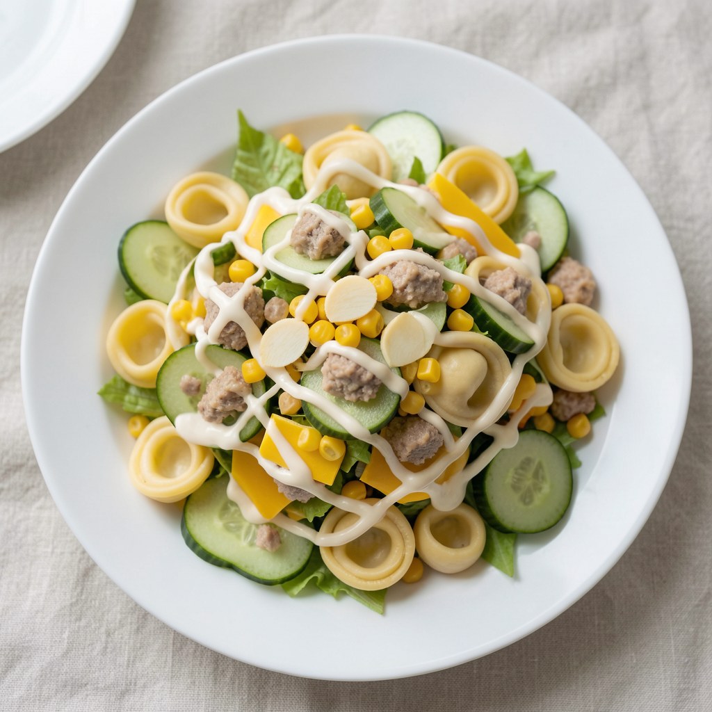 Sałatka z tortellini.